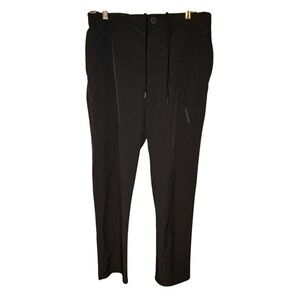 Banana Republic Men’s Slim Tapered Fit Travel Hybrid Pants Black Size 33x32‎